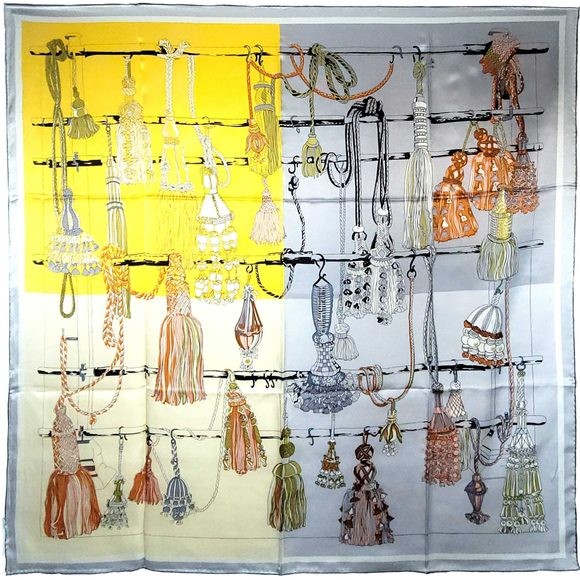 NWT Genuine 100% Mulberry Silk Satin Scarf 42"x42" Large Square Shawl 59731 - Picture 7 of 10